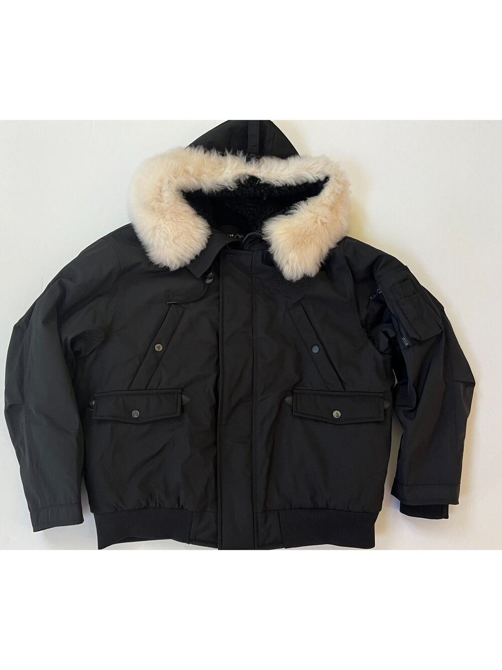 Coach Short Parka Puffer Jacket CE337 Winter Coat Fleece Lined Men's Size XL